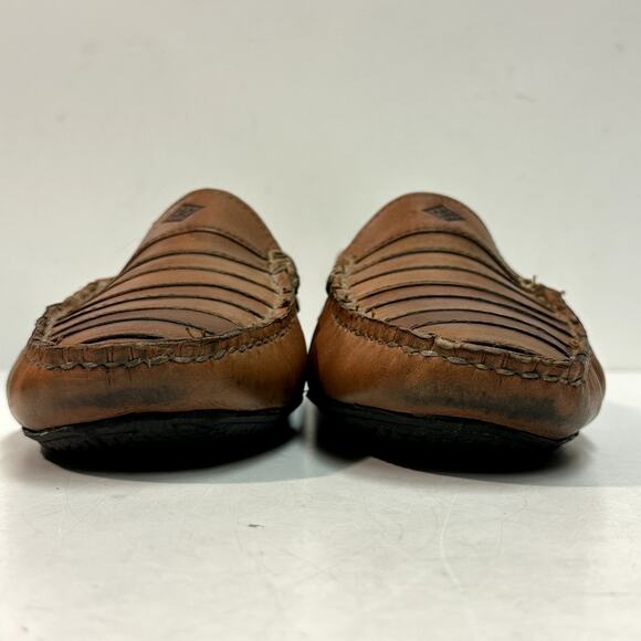 GOOD Quoddy Handsewn Brown Leather Driver Moccasin Loafer Made in Maine USA 11.5 - Picture 11 of 11